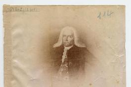 [Francisco Huidobro, Marqués de Casa Real, fundador de la Casa de Moneda, retrato de medio cuerpo]