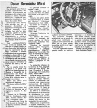 Oscar Bermúdez Miral.  [artículo]