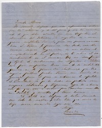 [Carta] [1864?], [Santiago?] Estimado Alvaro