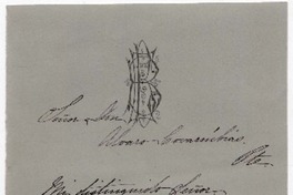 [Carta] 1879 Abril 18, [Santiago] Señor Don Alvaro Covarrubias Pte. Mi distinguido Señor