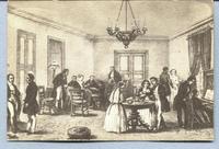 Tertulia en 1840.