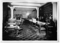 [Biblioteca Nacional, taller de encuadernación]