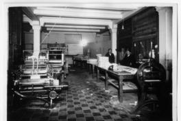 [Biblioteca Nacional, taller de encuadernación]