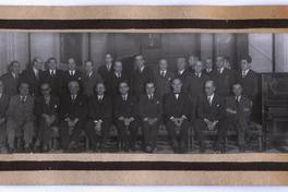 [Guillermo Feliú Cruz y grupo de personas]