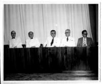 [Angel Rubio, Manuel Hidalgo, Octavio Méndez, Ricardo J. Alfaro, Manuel Gasteazoro (izq.- der.)]