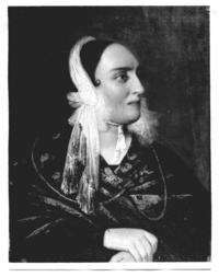 [Amalia Urmeneta de Errázuriz, retrato de medio cuerpo de perfil]