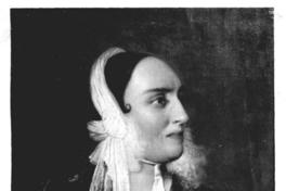 [Amalia Urmeneta de Errázuriz, retrato de medio cuerpo de perfil]