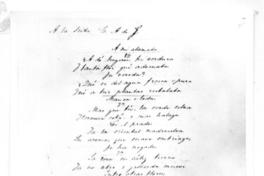 [Poema manuscrito, titulado "A mi alameda"]