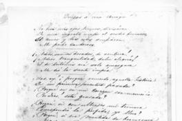 [Poema manuscrito, titulado "Quejas a una amiga"]