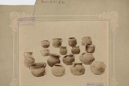 Excavaciones [arqueológicas] en la Hacienda de Cauquenes: Ollas y útiles en greda del hombre prehistórico de Chile.