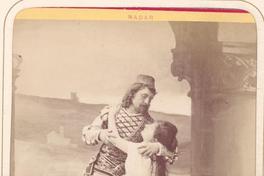 Retrato de pareja de actores no identificados