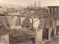 [Restos de la ciudad de Tacna, construcciones destruidas; después de la Batalla de Chorrillos : 13 de enero de 1881]