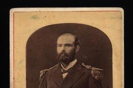 [Arturo Prat Chacón, retrato de medio cuerpo con uniforme]