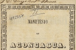 Manifiesto de Aconcagua.