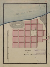 Plantilla de Santa Juana  [Material cartográfico] Alberto Weisse