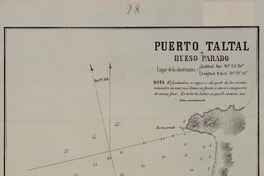 Puerto Taltal o Hueso Parado  [Material cartográfico]
