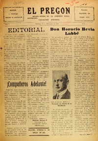 El Pregón (Santiago, Chile : 1933)