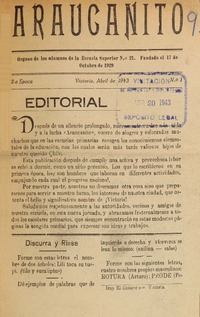 Araucanito (Victoria : 1943)