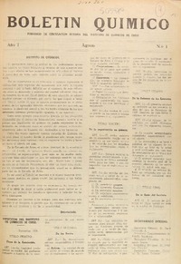 Boletín químico