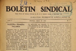 Boletín Sindical (Santiago, Chile : 1945)