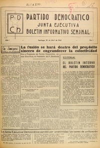 Boletín informativo semanal