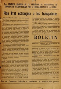 Boletín extraordinario