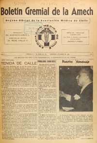 Boletín gremial de la AMECH