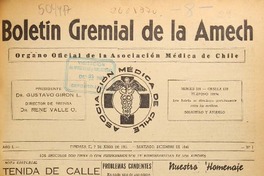 Boletín gremial de la AMECH