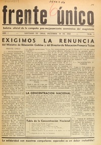 Frente Unico (Santiago, Chile : 1932)