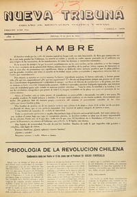 Nueva tribuna (Santiago, Chile : 1932)