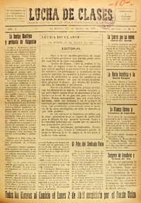 Lucha de clases (La Serena, Chile : 1935)