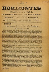 Horizontes (Yungay, Chile : 1952)