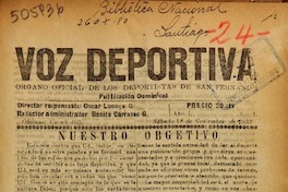 Voz deportiva.