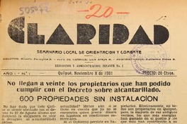 Claridad (Quilpué, Chile : 1931)