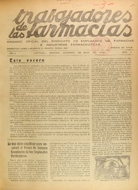 Trabajadores de las farmacias