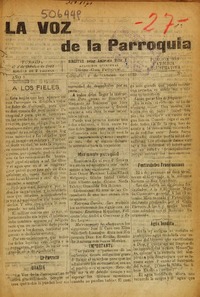 La Voz de la Parroquia.