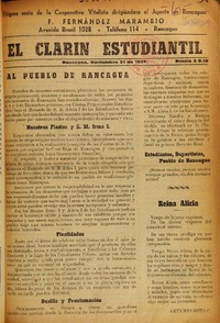 El Clarin Estudiantil.