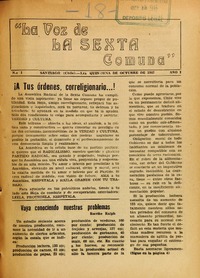 La Voz de la Sexta Comuna.