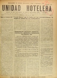 Unidad Hotelera.