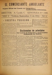 El Comerciante ambulante.