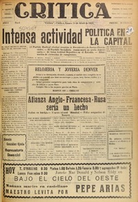 Crítica (Chillán, Chile : 1939)