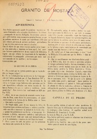 Granito de Mostaza (Santiago, Chile : 1931)