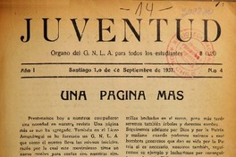 Juventud (Santiago, Chile : 1937)