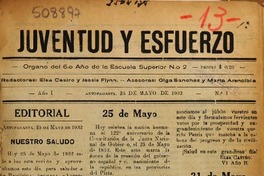 Juventud y esfuerzo