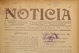 Noticia (Antofagasta, Chile : 1939)
