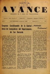 Avance (San Bernardo, Chile : 1953)