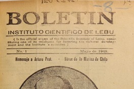 Boletín del Instituto Científico de Lebu.
