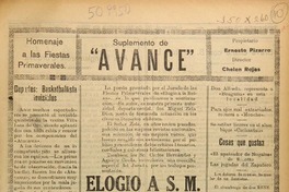Suplemento de Avance.