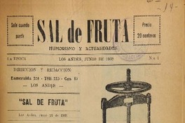 Sal de fruta.