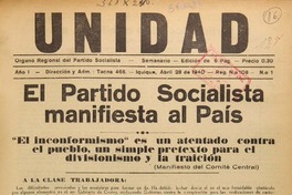 Unidad (Iquique, Chile : 1940)